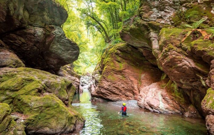 Trekking fluviale negli Stretti di Giaredo