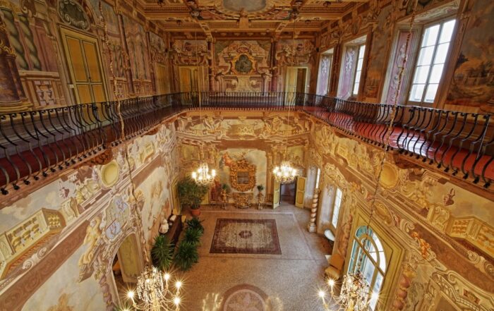 Il salone di Villa Dosi Delfini